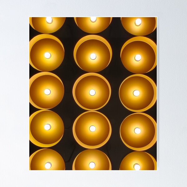 Item preview, Modern golden circle light pattern designed and sold by Kainicram.