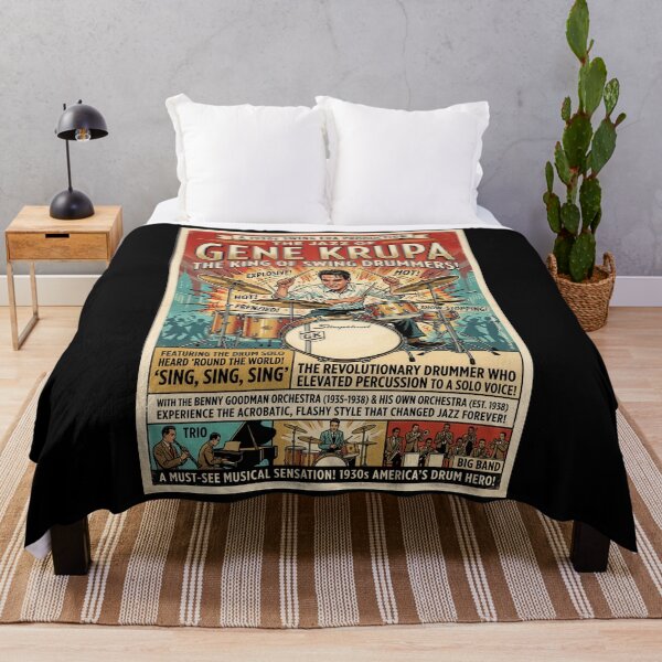 Item preview, The Jazz of Gene Krupa designed and sold by Theodor Decker.