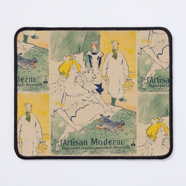 Item preview, L’Artisan Moderne by Henri de Toulouse-Lautrec | Belle Époque Art Nouveau French Poster Print designed and sold by artofuniverse.