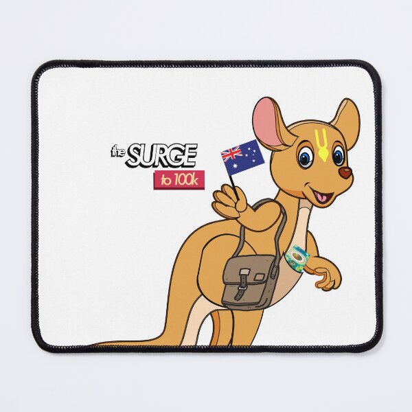 Item preview, Surge to 100K - Karuna the Kangaroo bag designed and sold by Bhaktivedanta Book Trust.