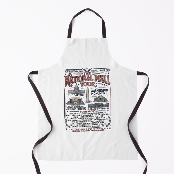 Item preview, The National Mall Tour Washington DC Landmarks Poster designed and sold by Fenay Designs.