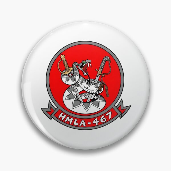 Item preview, Insignia of Marine Light Attack Helicopter Squadron 467 (HMLA-467) "Sabers" designed and sold by CharlieDesings.