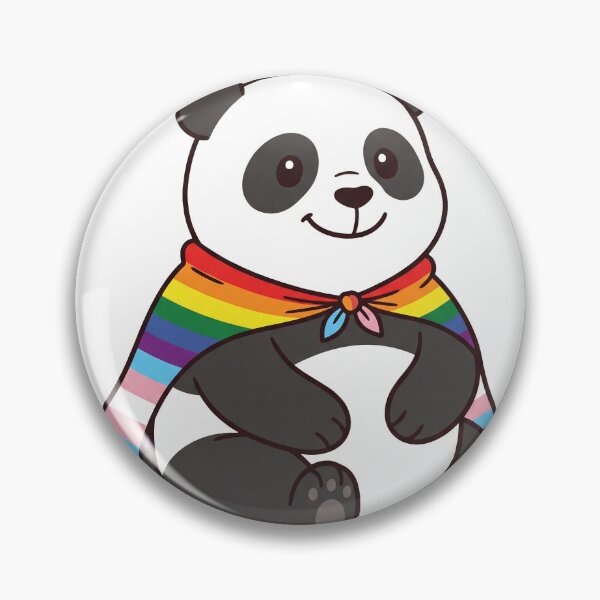 Item preview, Cute Pride Panda - Aesthetic Rainbow & Transgender Flag Cape Art designed and sold by Wittylayer.