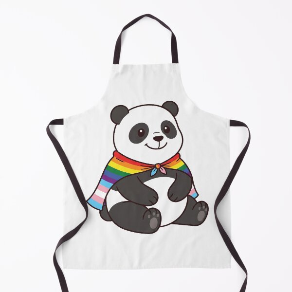 Item preview, Cute Pride Panda - Aesthetic Rainbow & Transgender Flag Cape Art designed and sold by Wittylayer.
