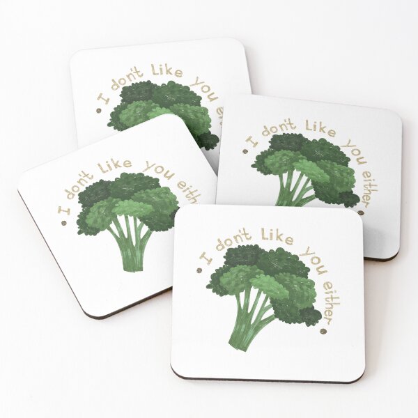 Item preview, Funny Broccoli Humor Gift Idea I Don’t Like You Either Sarcastic Food Joke designed and sold by Lazarteva illustrations.