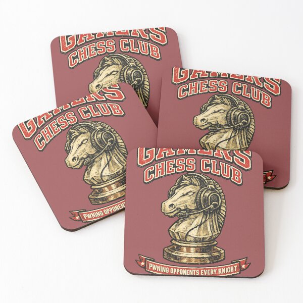 Item preview, Gamers Chess Club — Pwning Opponents Every Knight designed and sold by LostHillbilly's Parody Palace.