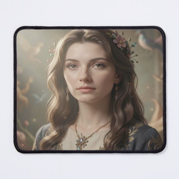 Item preview, 5D hypermodern female portrait with diffused light and elegant modern art fusion designed and sold by FotoworldEdel.