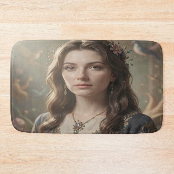Item preview, 5D hypermodern female portrait with diffused light and elegant modern art fusion designed and sold by FotoworldEdel.
