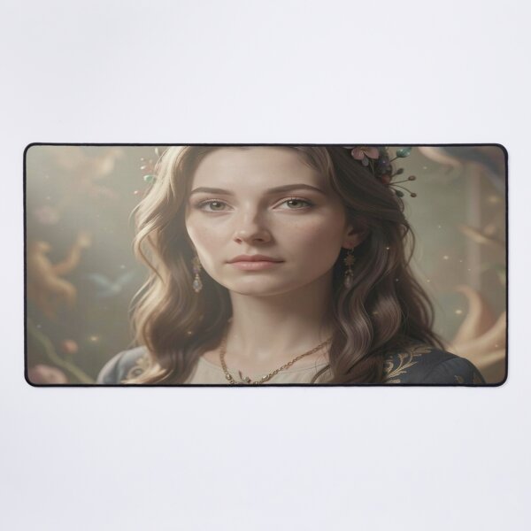 Item preview, 5D hypermodern female portrait with diffused light and elegant modern art fusion designed and sold by FotoworldEdel.