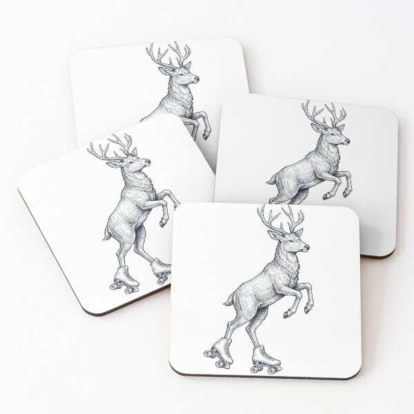 Item preview, Vintage Deer Roller Skate Animal Lover designed and sold by TerryConnells.