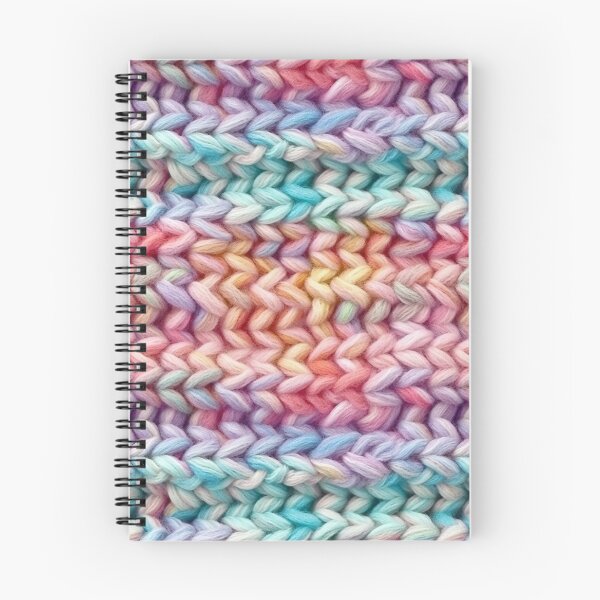 Item preview, Pastel Rainbow Chunky Knit Stripe Photo Texture designed and sold by DigitaICraft.