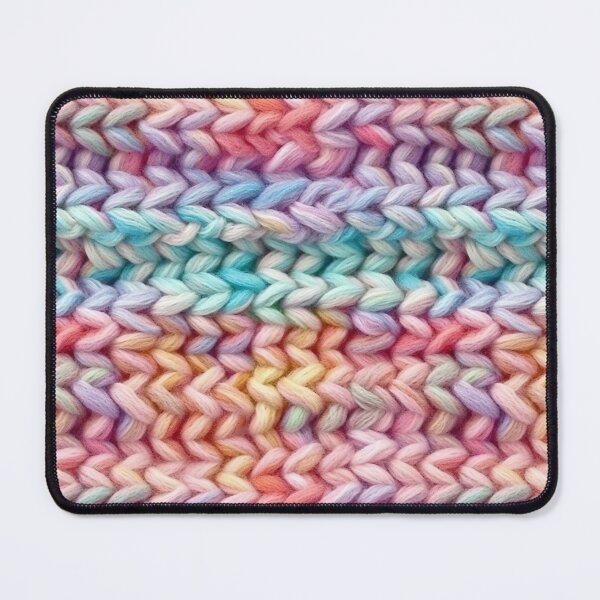 Item preview, Pastel Rainbow Chunky Knit Stripe Photo Texture designed and sold by DigitaICraft.