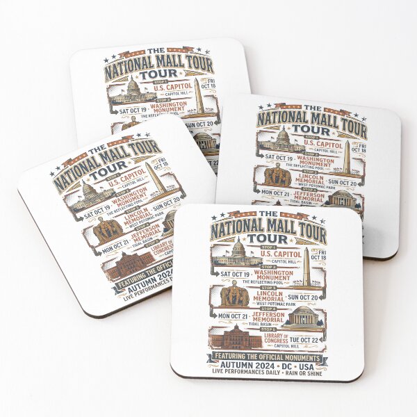 Item preview, The National Mall Tour Autumn 2024 Washington DC Monument Design designed and sold by Fenay Designs.