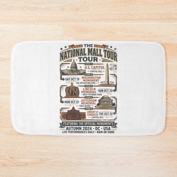 Item preview, The National Mall Tour Autumn 2024 Washington DC Monument Design designed and sold by Fenay Designs.