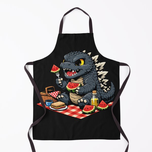 Item preview, Chibi Kaiju Monster Watermelon Picnic Summer Fun designed and sold by Tsugraf Designs.