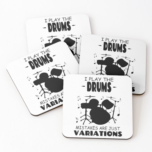 Item preview, I Play The Drums Mistakes Are Just Variations designed and sold by Tillscreativ.