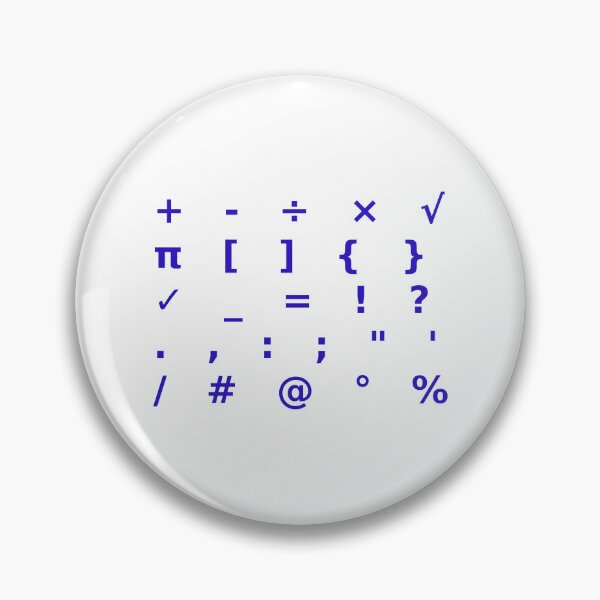 Item preview, Minimalist Navy Blue Mathematical and Grammar Symbols Pattern designed and sold by PixelParinda.