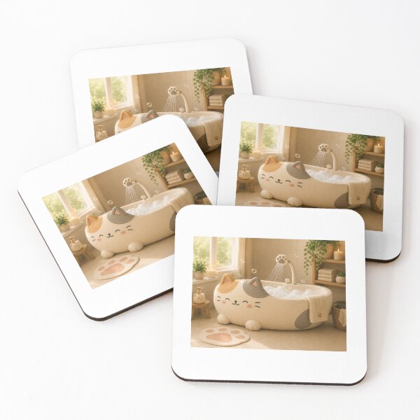 Item preview, Cozy Cat Bathtub designed and sold by LovelyCatGalaxy.