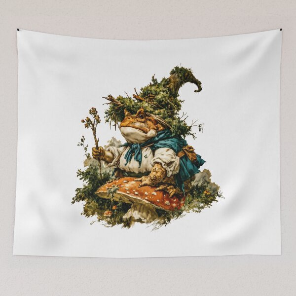 Item preview, Whimsical Grumpy Toad on Toadstool 2 designed and sold by CircaSassy.