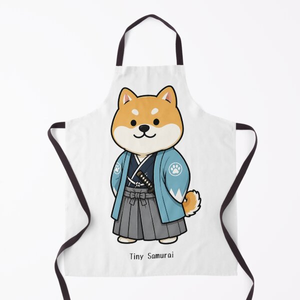 Item preview, Tiny Samurai Shiba Inu – Kawaii Japanese Dog Design designed and sold by Mayuri Japan Studio.