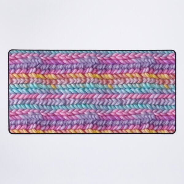 Item preview, Pastel Rainbow Fluffy Chunky Knit Photo Texture designed and sold by DigitaICraft.