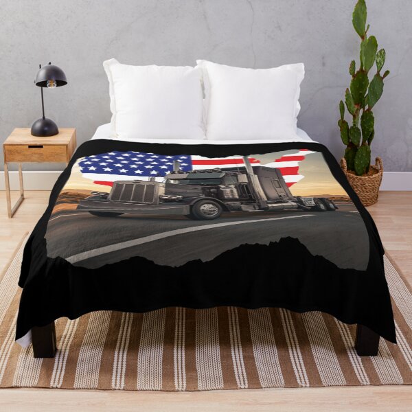 Item preview, Vintage Road Warrior – Classic Truck USA Highway Art designed and sold by Art-Design-EM.