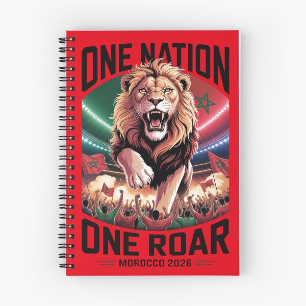 Item preview, Morocco Football - One Nation, One Roar designed and sold by Zenith-Co.