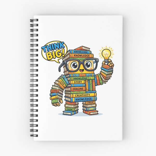 Item preview, Giants of Thought Cute Book Giant Art designed and sold by DuckOddity.