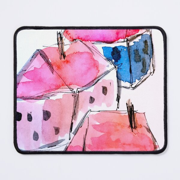 Item preview, Naive Watercolor Village designed and sold by frankuffmann.