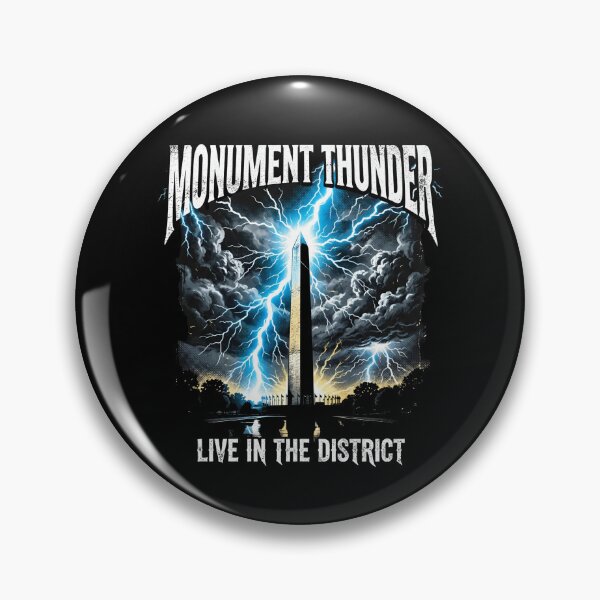 Item preview, Monument Thunder Live in the District Washington DC Storm Design designed and sold by Fenay Designs.