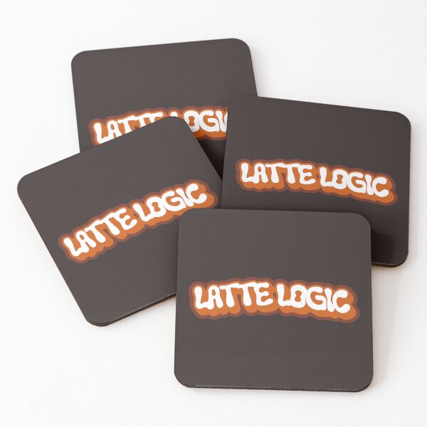 Item preview, Latte Logic Caffeine Coffee Humor designed and sold by oohkeju.