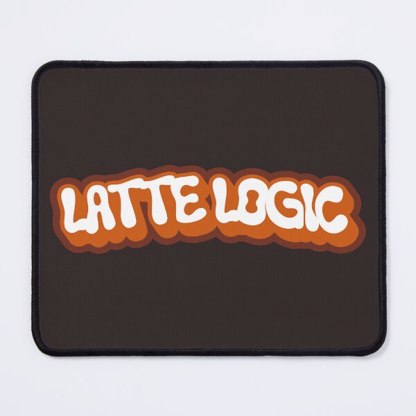 Item preview, Latte Logic Caffeine Coffee Humor designed and sold by oohkeju.