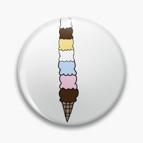 Item preview, Multiple Colored Ice Cream designed and sold by Rainbowland123.
