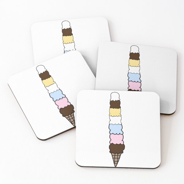 Item preview, Multiple Colored Ice Cream designed and sold by Rainbowland123.