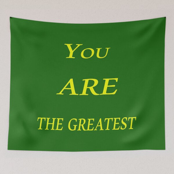 Item preview, You Are The Greatest - Bold Motivational Typography Art designed and sold by MOHAMEDNOOR428.