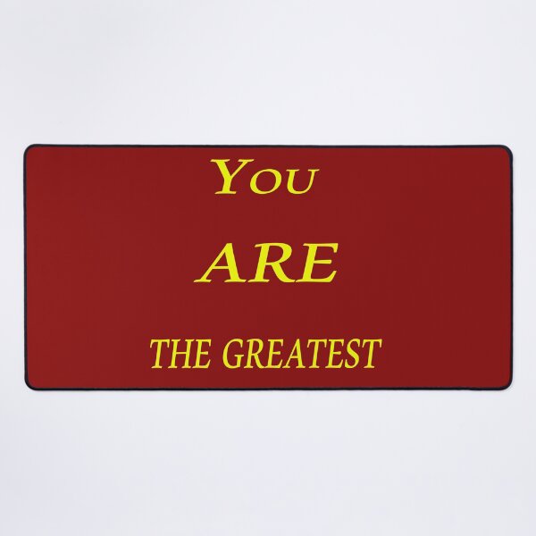 Item preview, You Are The Greatest - Bold Motivational Typography Art designed and sold by MOHAMEDNOOR428.