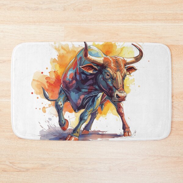 Item preview, Majestic Bull – Powerful Digital Painting Art designed and sold by Art-Design-EM.