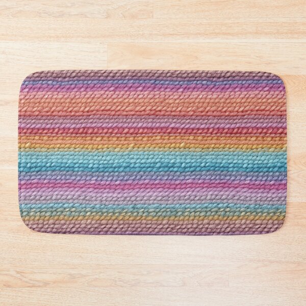 Item preview, Warm Rainbow Fine Knit Stripe Photo Texture designed and sold by DigitaICraft.