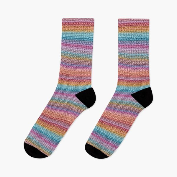 Item preview, Warm Rainbow Fine Knit Stripe Photo Texture designed and sold by DigitaICraft.