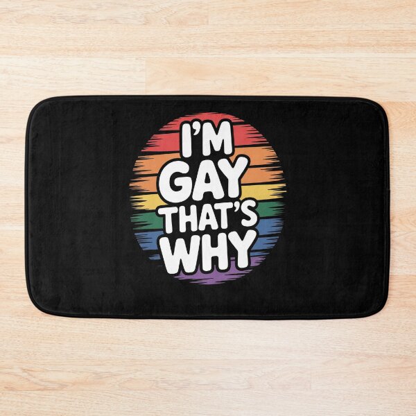 Item preview, I'm Gay That's Why Funny Gay Pride Humor LGBT Gift designed and sold by Say It With Ink.