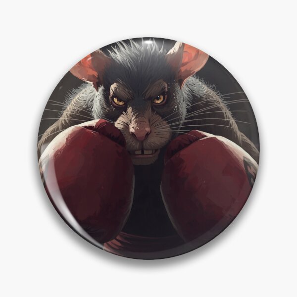 Item preview, Underdog Rat – Boxing Canvas Painting Art designed and sold by Art-Design-EM.