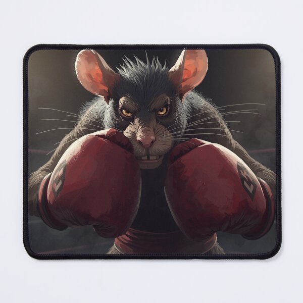Item preview, Underdog Rat – Boxing Canvas Painting Art designed and sold by Art-Design-EM.
