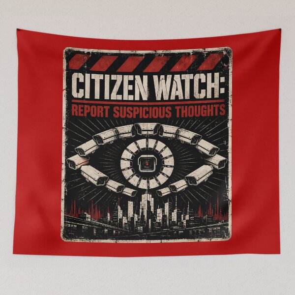 Item preview, Citizens' Crime Watch Warning Sign designed and sold by agearb.