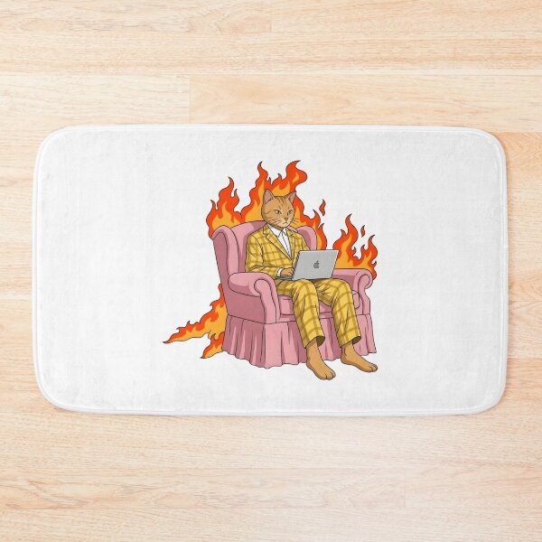 Item preview, Still Working While Everything Burns Around Me designed and sold by CompassionVibes.
