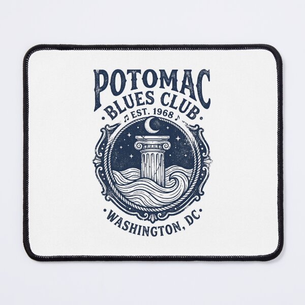 Item preview, Potomac Blues Club Washington DC Est 1968 Vintage Design designed and sold by Fenay Designs.