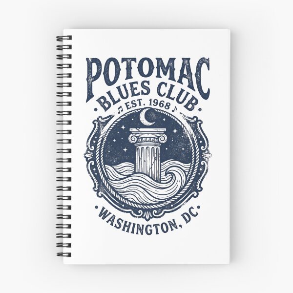Item preview, Potomac Blues Club Washington DC Est 1968 Vintage Design designed and sold by Fenay Designs.