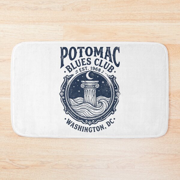 Item preview, Potomac Blues Club Washington DC Est 1968 Vintage Design designed and sold by Fenay Designs.