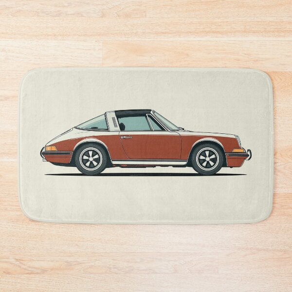 Item preview, Vintage Brown 911 Targa Graphic illustration designed and sold by blackdogshop.