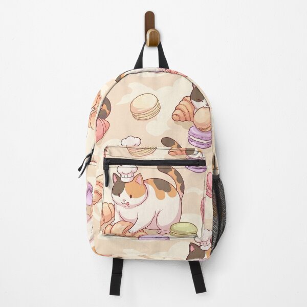 Item preview, Calico Cat Pastry Chef Beige Pattern designed and sold by LyoniHERA.