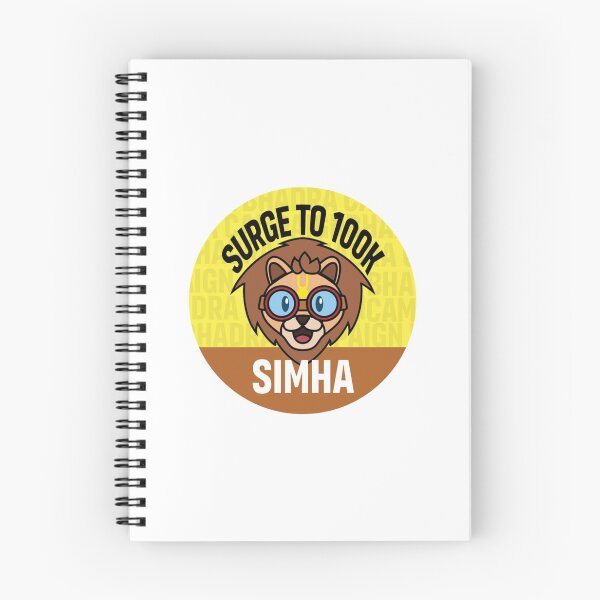 Item preview, Surge to 100K - Simha badge designed and sold by Bhaktivedanta Book Trust.